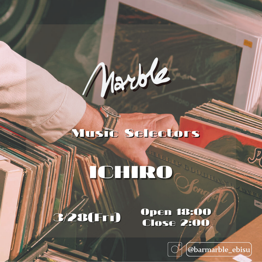 3/28(Fri) ICHIRO (Insense Music Works Inc.)