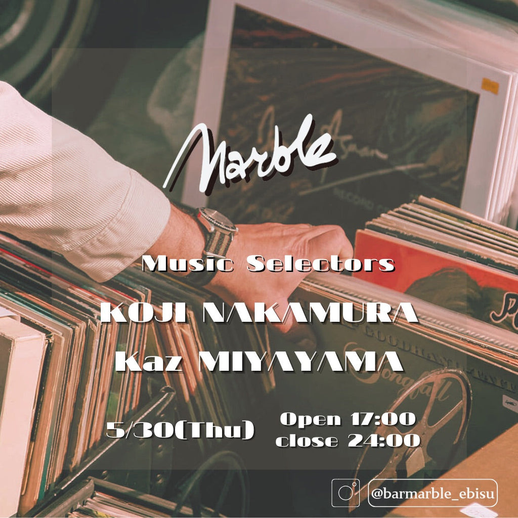 5/30 (Fri) KOJI NAKAMURA & Kaz MIYAYAMA